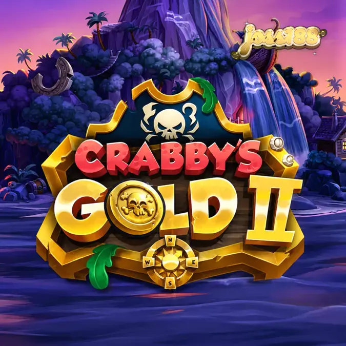 Tampilan antarmuka seluler slot Crabby’s Gold 2 dengan grid 6x4 yang cerah